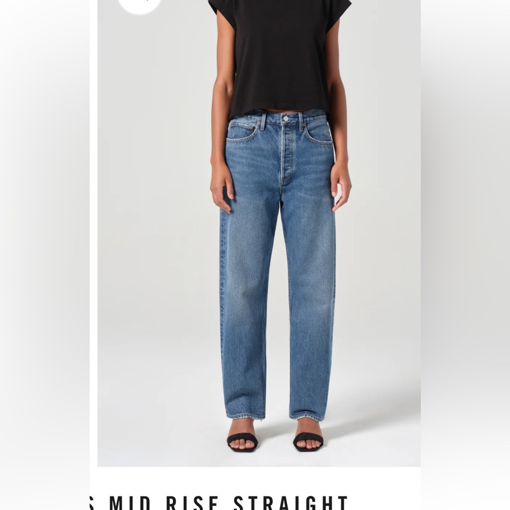 Agolde 90s Mid Rise Straight in Control (28)